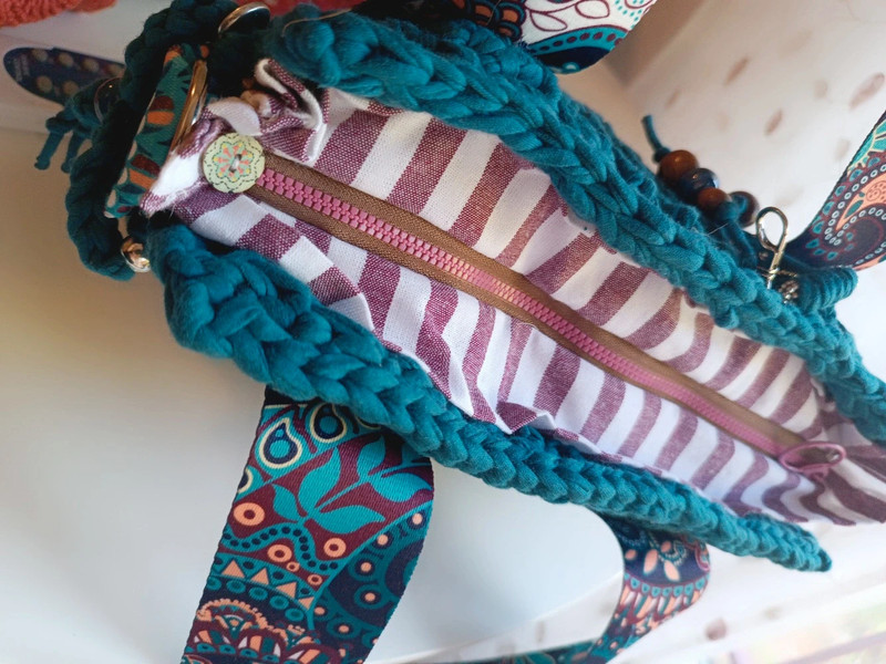 Bolso Deep Blue Sea - Realizado por HeartMade.com.es