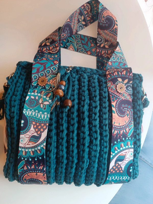 Bolso Deep Blue Sea - Realizado por HeartMade.com.es