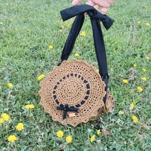 Bolso de Rafia "Mandala Coquette" by HeartMade