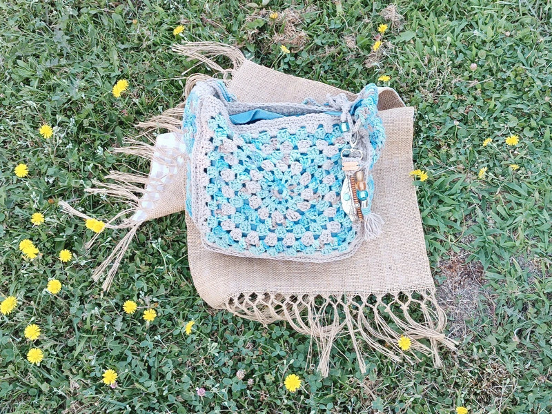 Bolsos artesanales y accesorios - Bolso Granny Nature by Heart Made
